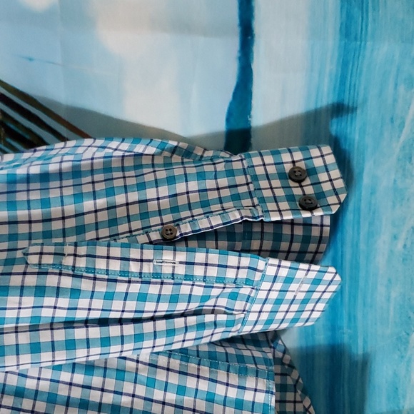 EXPRESS MENS LONG SLEEVES DRESS SHIRT SIZE XL  17-171/2 - Picture 2 of 4